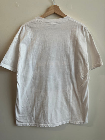 00s Corvette The Legend Lives On White Tee (L)