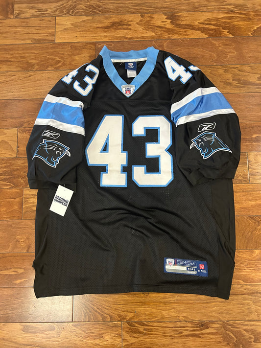 2010s Carolina Panthers Chris Harris Stitched Reebok Football Jersey (XL)