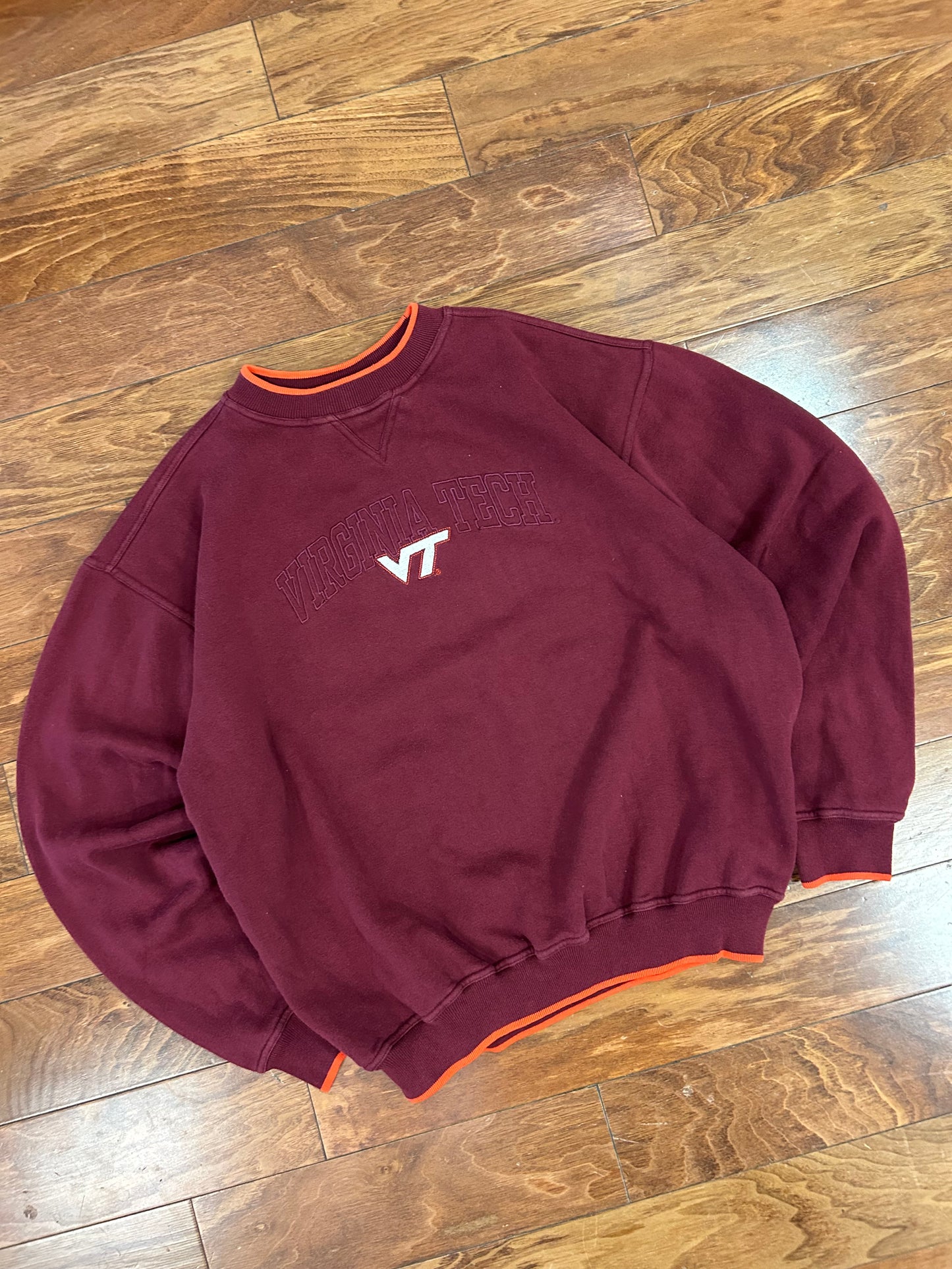 90s Virginia Tech Red Oak Crewneck (M)