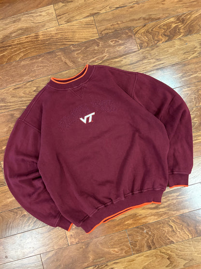 90s Virginia Tech Red Oak Crewneck (M)