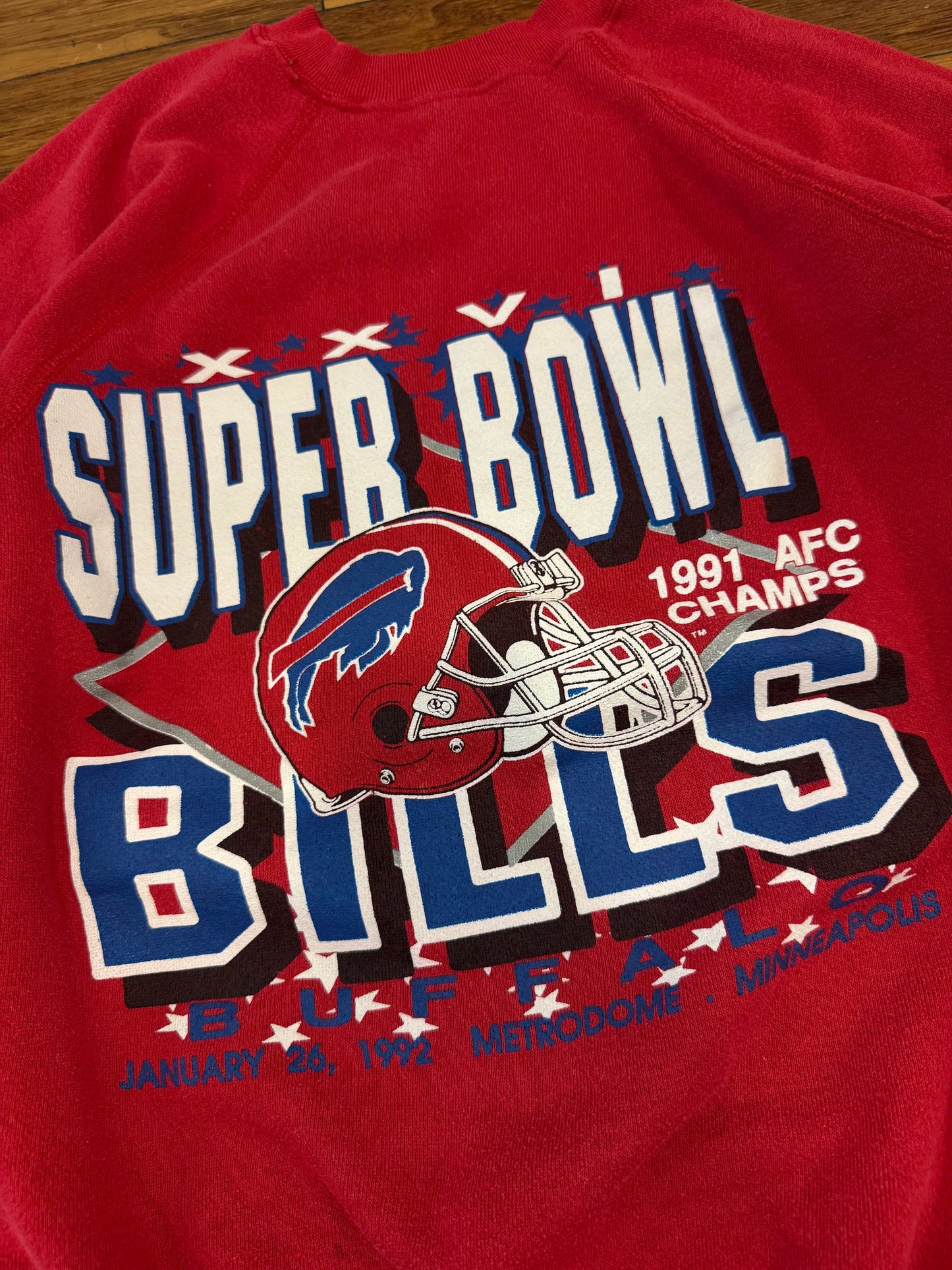 1992 Buffalo Bills Super Bowl Crewneck (L)