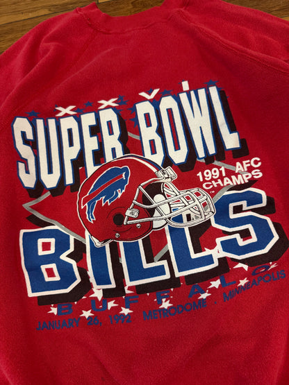 1992 Buffalo Bills Super Bowl Crewneck (L)