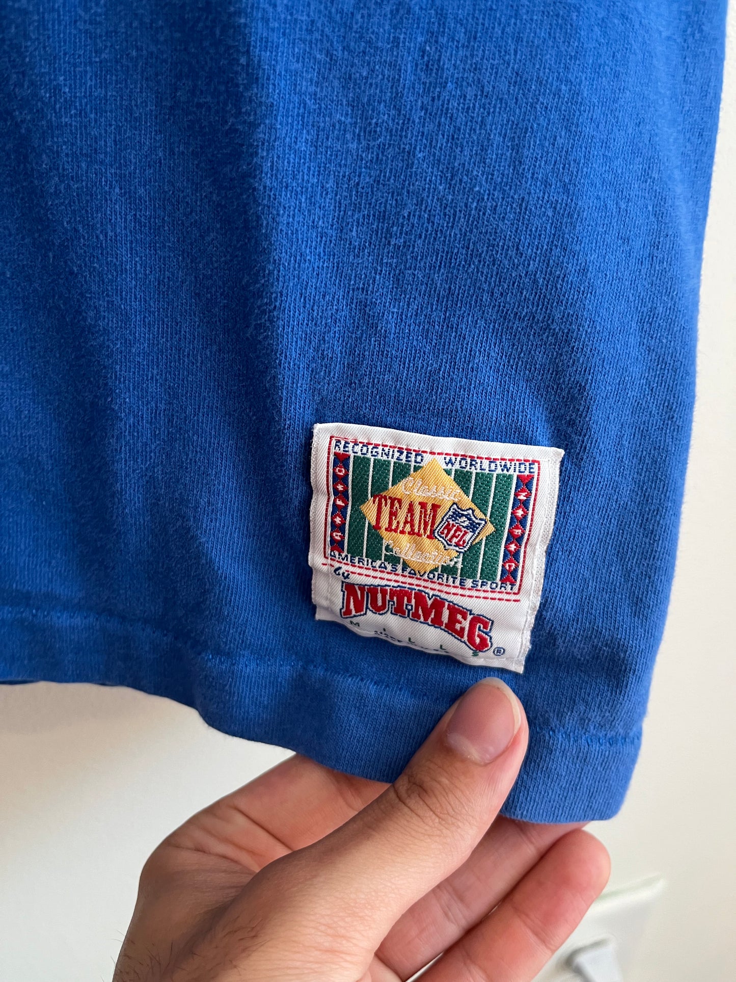 1993 Buffalo Bills Nutmeg NFL Blue Tee (L)