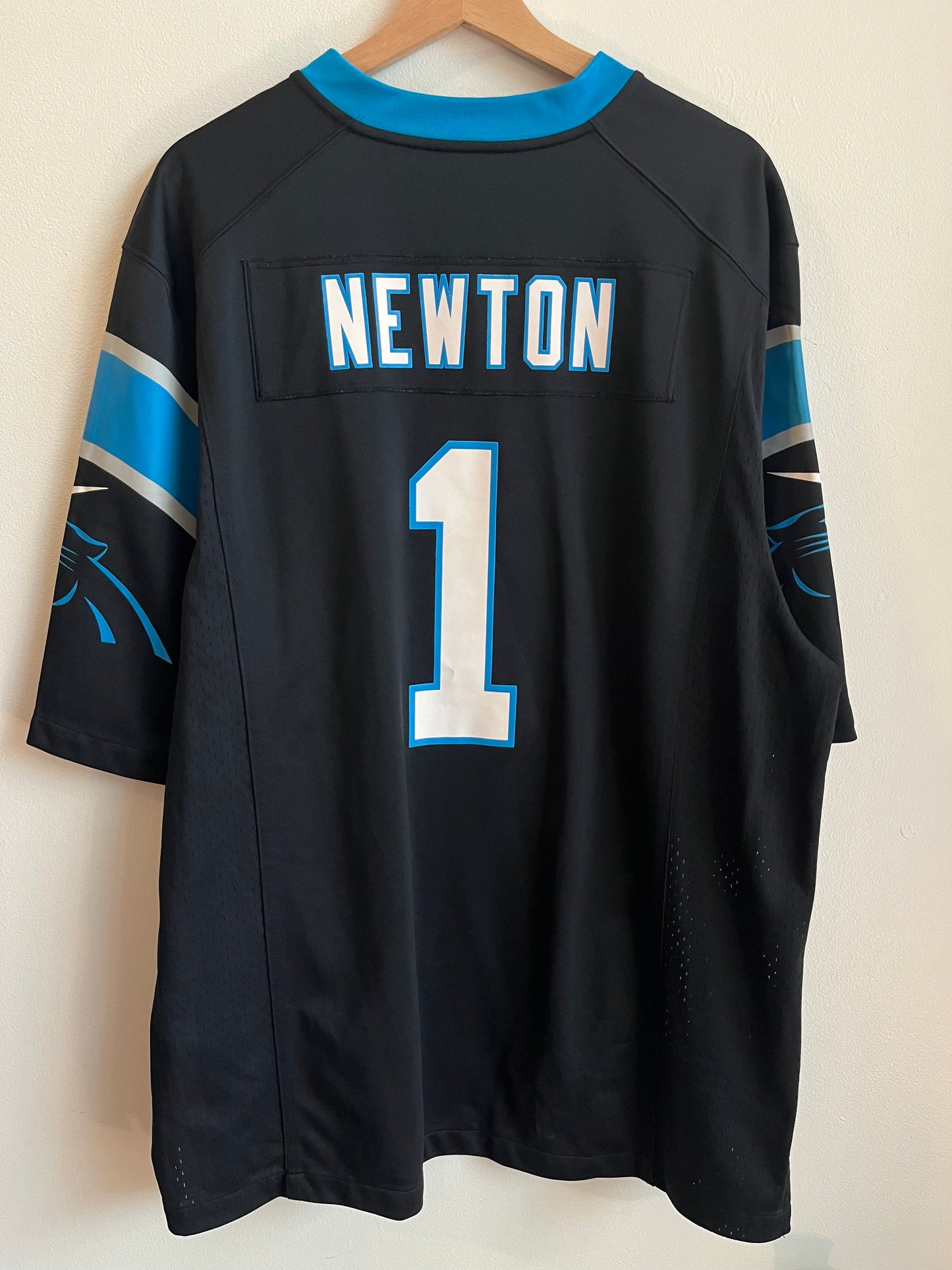 2010s Carolina Panthers Cam Newton #1 Nike Home Jersey (XL)