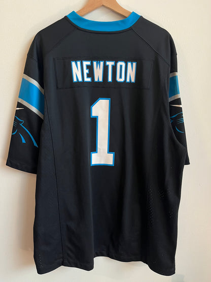 2010s Carolina Panthers Cam Newton #1 Nike Home Jersey (XL)