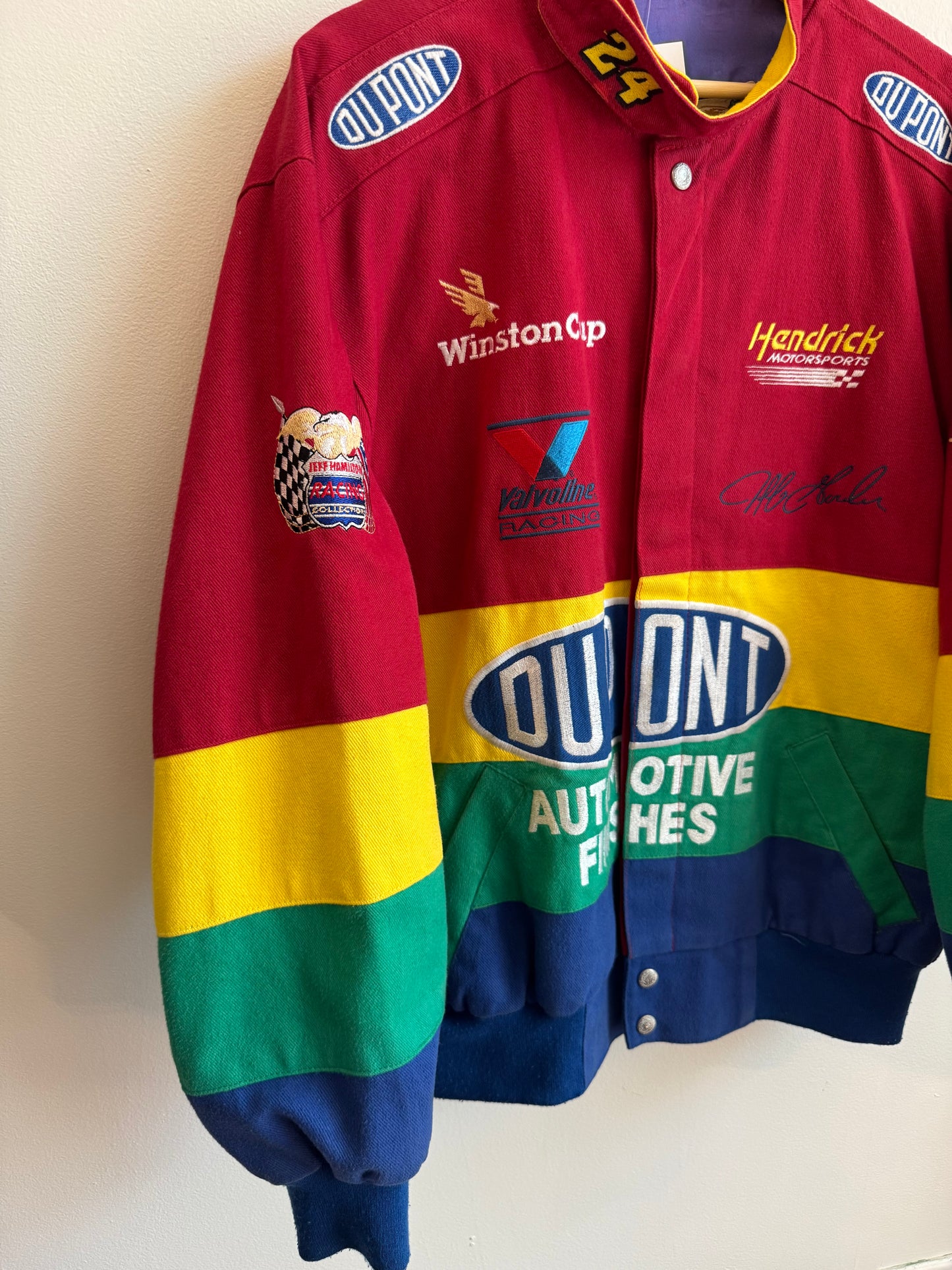 90s Nascar Dupont Jeff Gordon JH Racing Jacket (M)