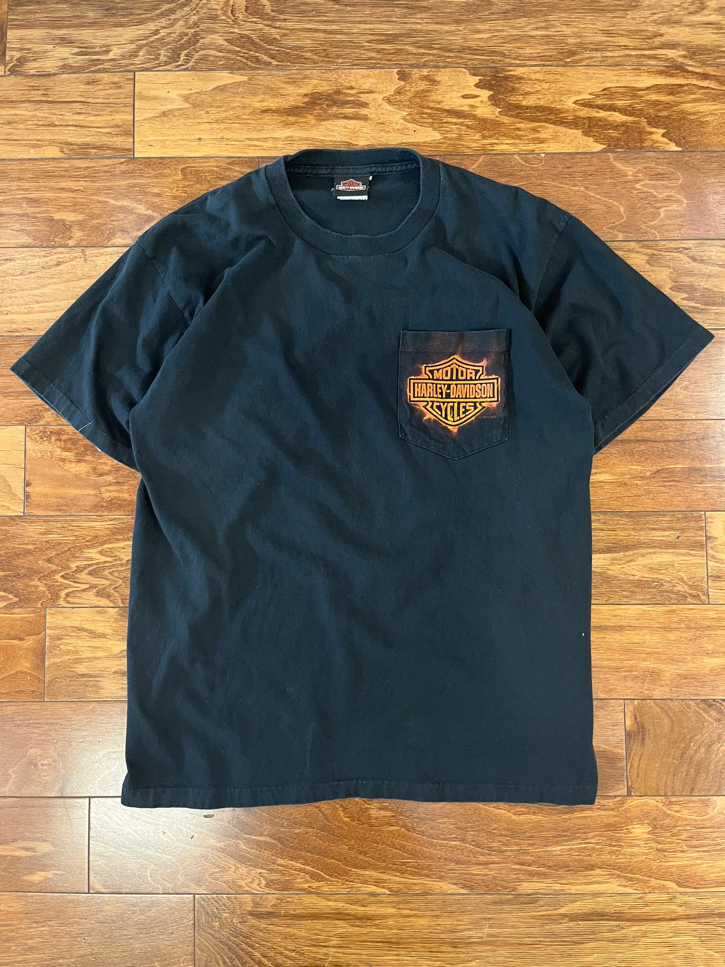2011 Harley Davidson Hickory NC Pocket Tee (L)