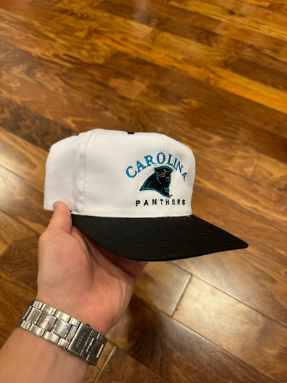 90s Carolina Panthers Embroidered Spell Out Hat (OS)