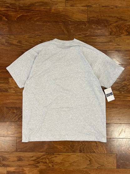 90s No Pussies Gym Grey Tee (XL)