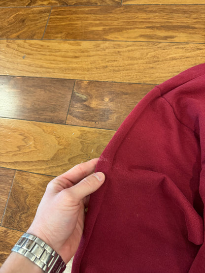 90s Mountain Lion Burgundy Vintage Nature Crewneck (L)