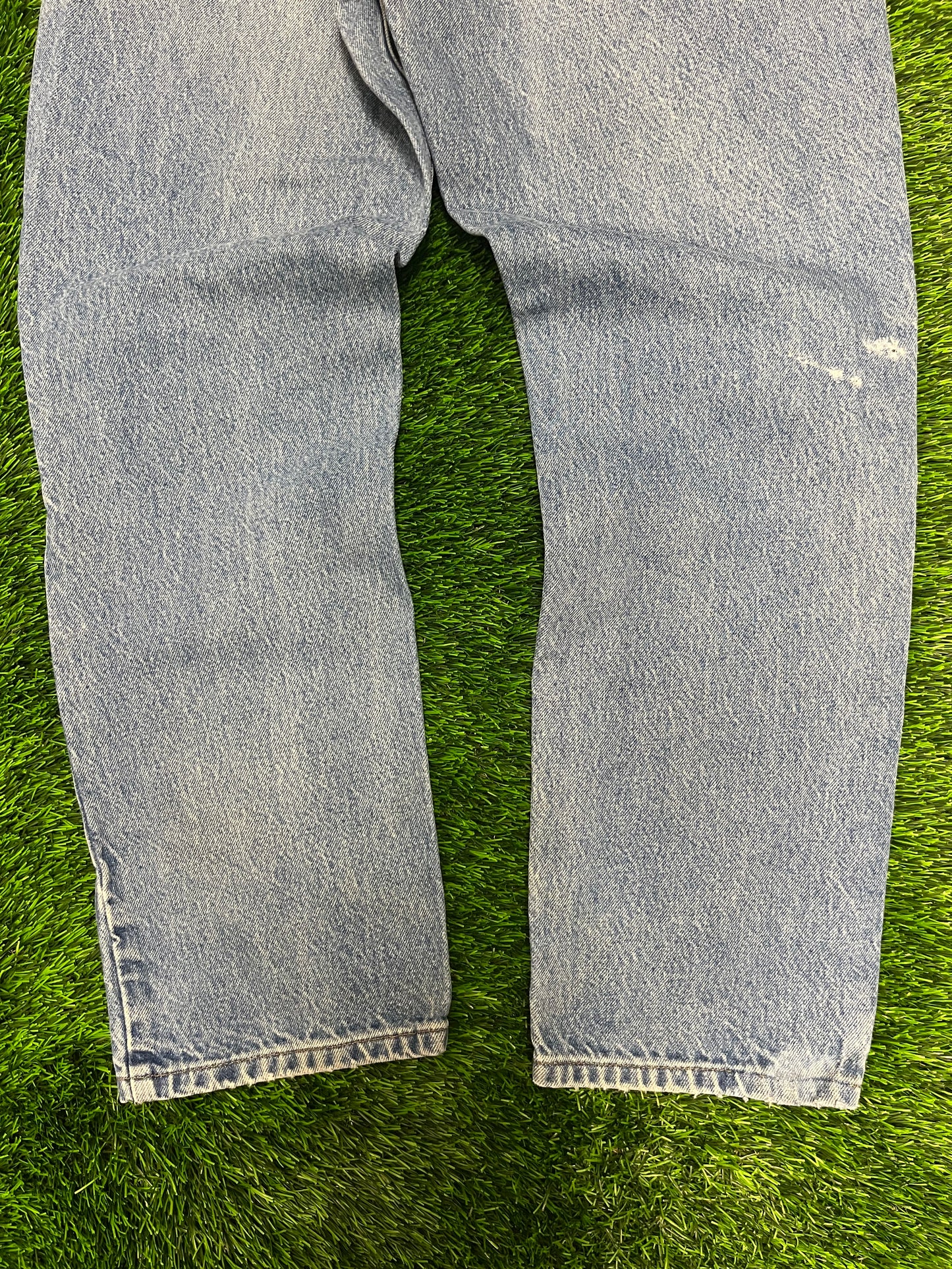 Carhartt Faded Mud Wash Blue Jeans (36 x 30)