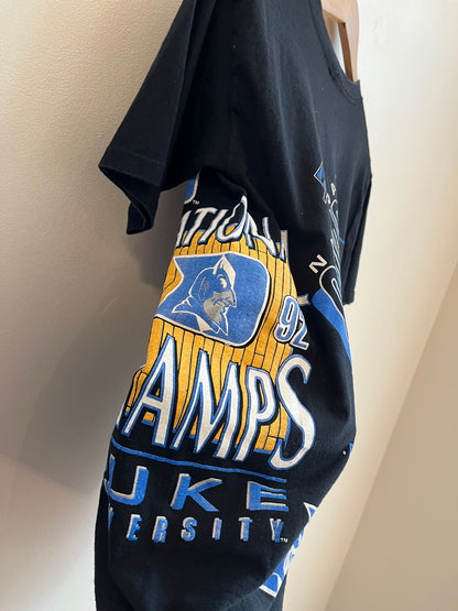 1992 Duke National Champions Wrap Around Salem Tee (M)