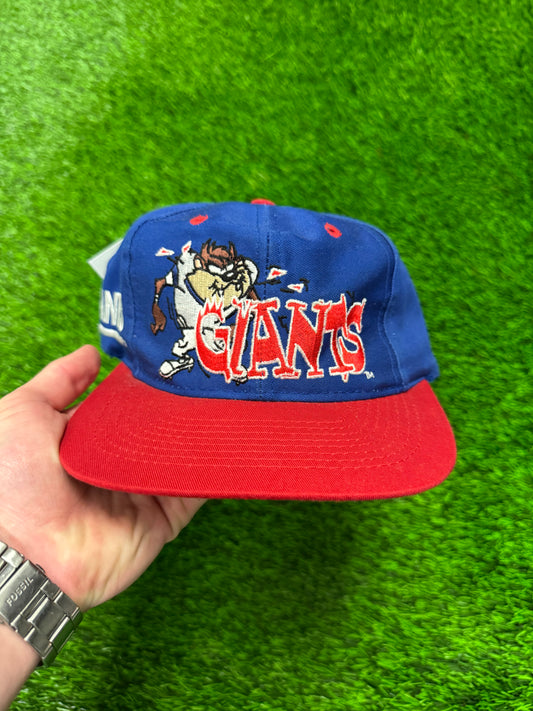 1993 NY Giants Taz Logo 7 Snapback Hat (OS)