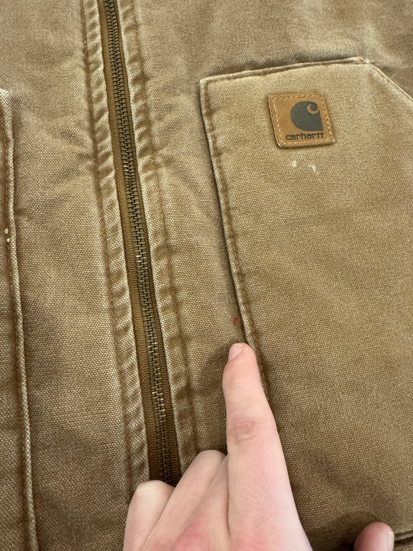 2006 Carhartt Insulated Brown Vest (L)