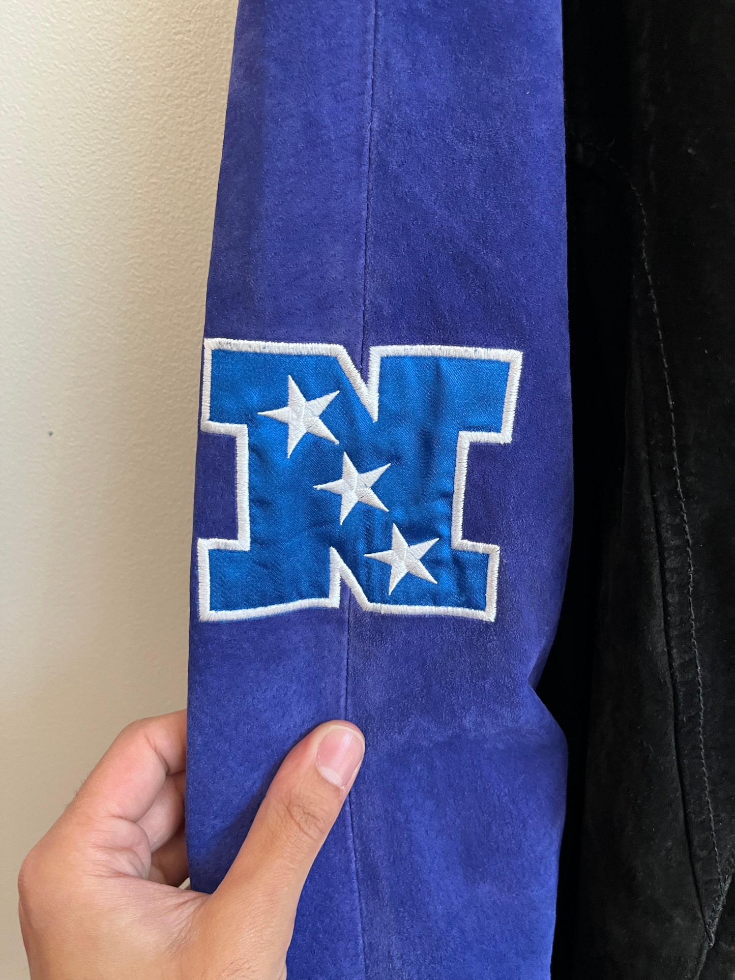 00s New York Giants Suede NFL Jacket (M)