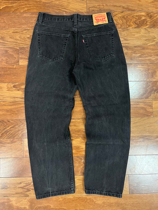 2010s Levi's 550 Black Jeans (34 x 32)