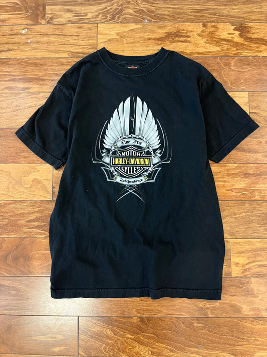 2008 Harley Davidson Statesville Black Tee (M)