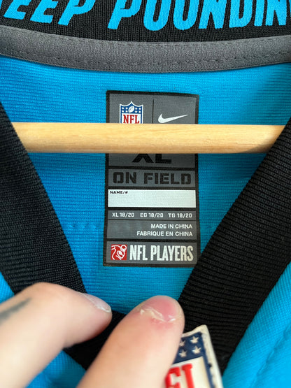 2015 Carolina Panthers Greg Olsen Blue Nike Jersey (Youth XL)