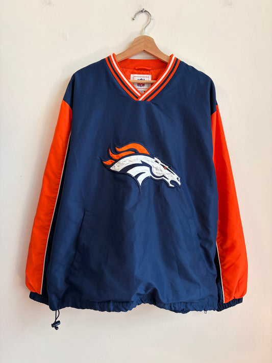 00s Denver Broncos NFL Embroidered Windbreaker (L)