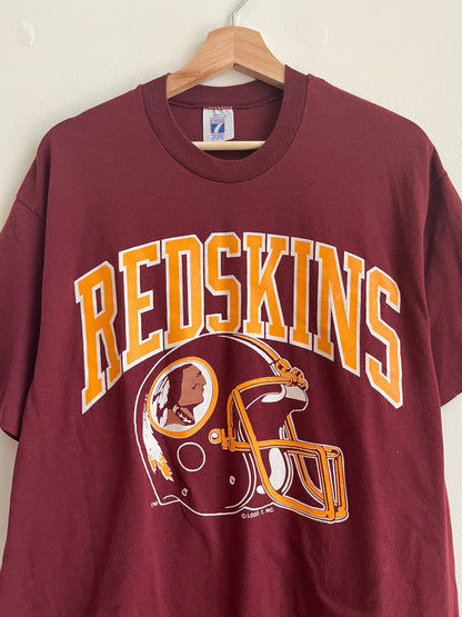 90s Washington Redskins Logo 7 Helmet Tee (L)