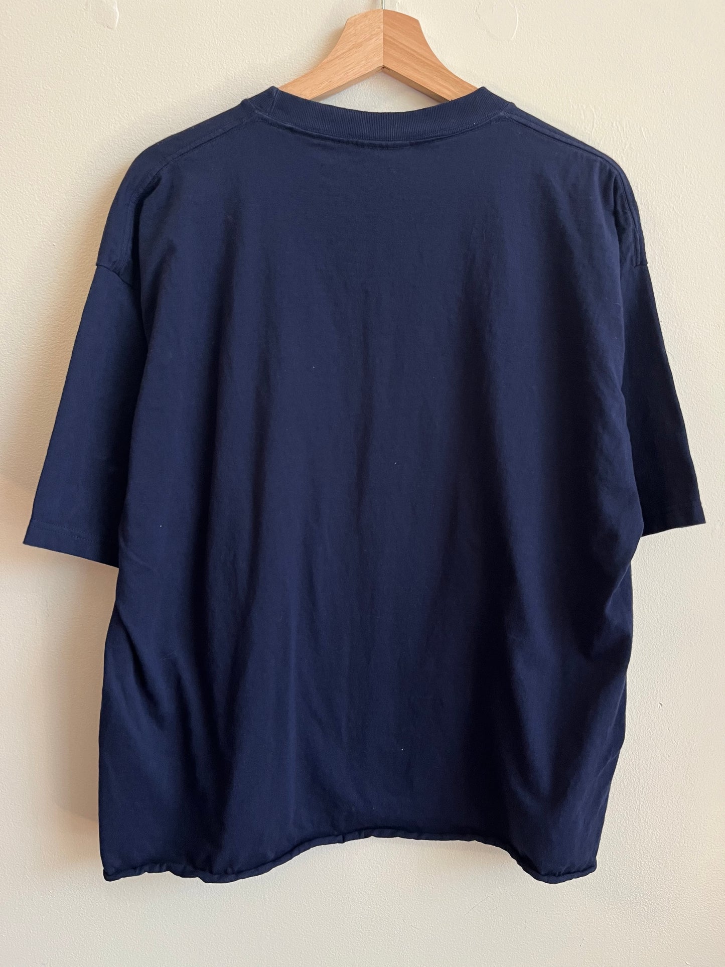 2004 New England Patriots VS Carolina Panthers Super Bowl Reebok Cropped Tee (L)