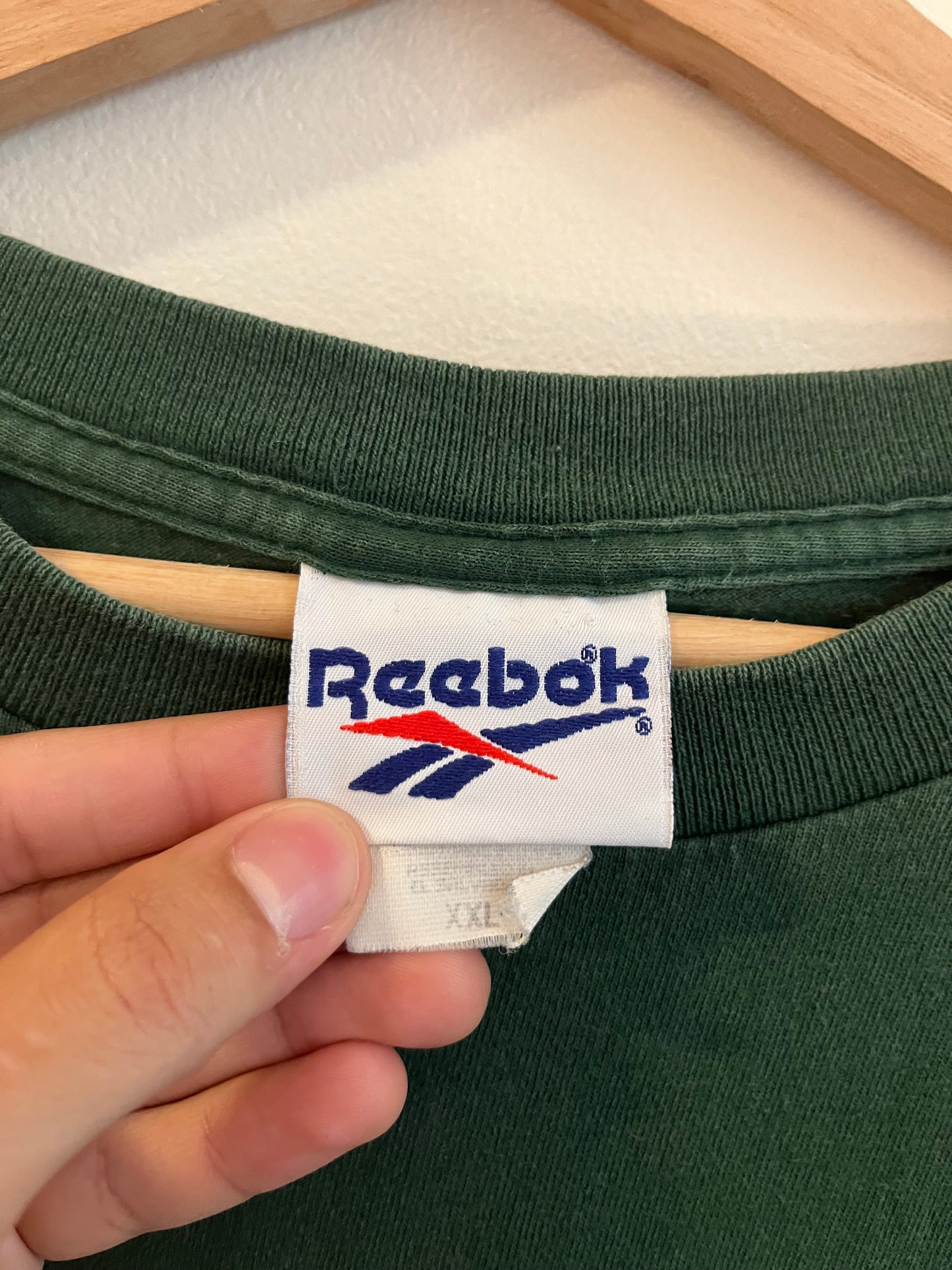 90s Reebok Essential Green Tee (XXL)