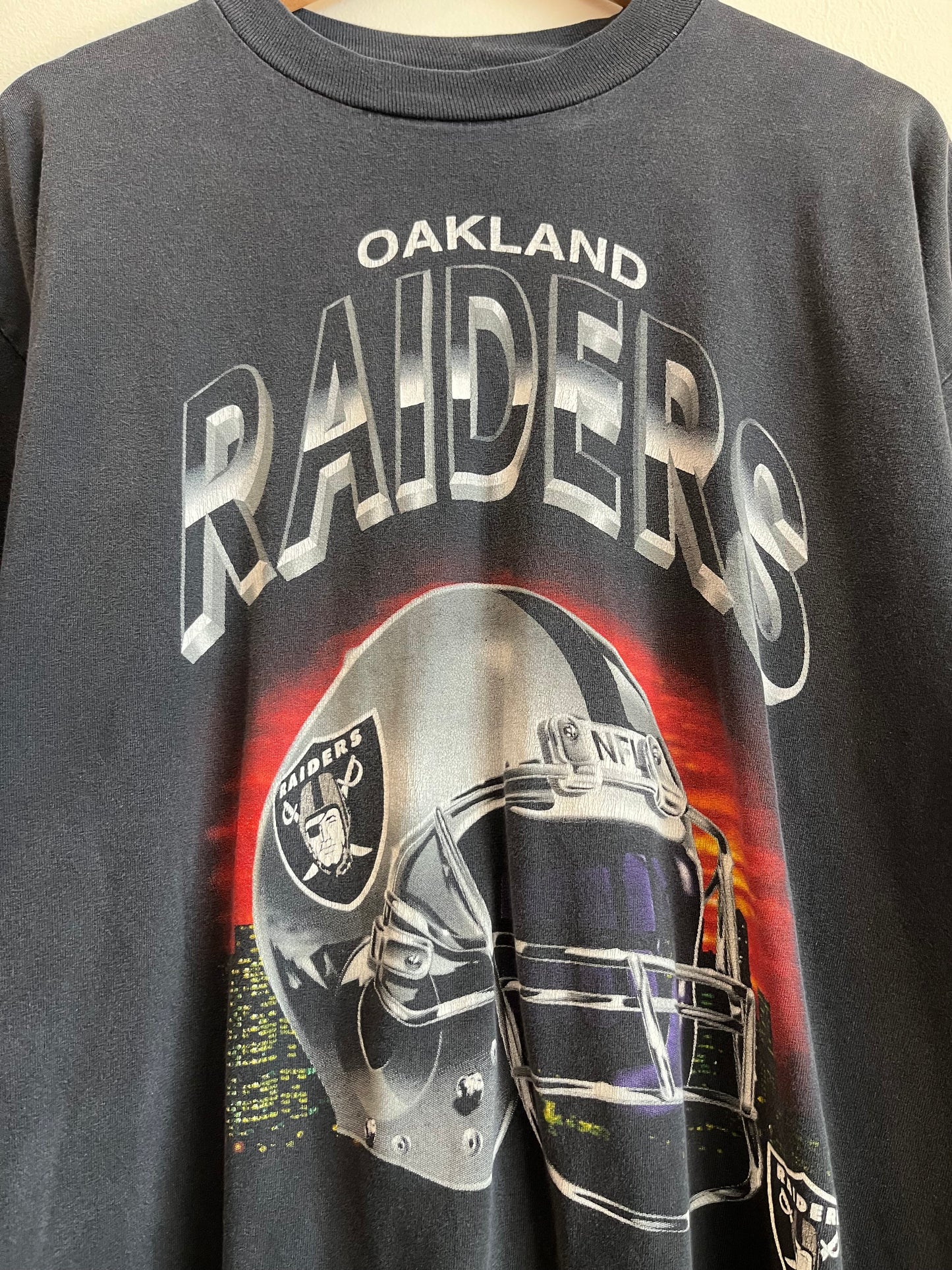 90s Oakland Raiders True Fan Tee (XL)