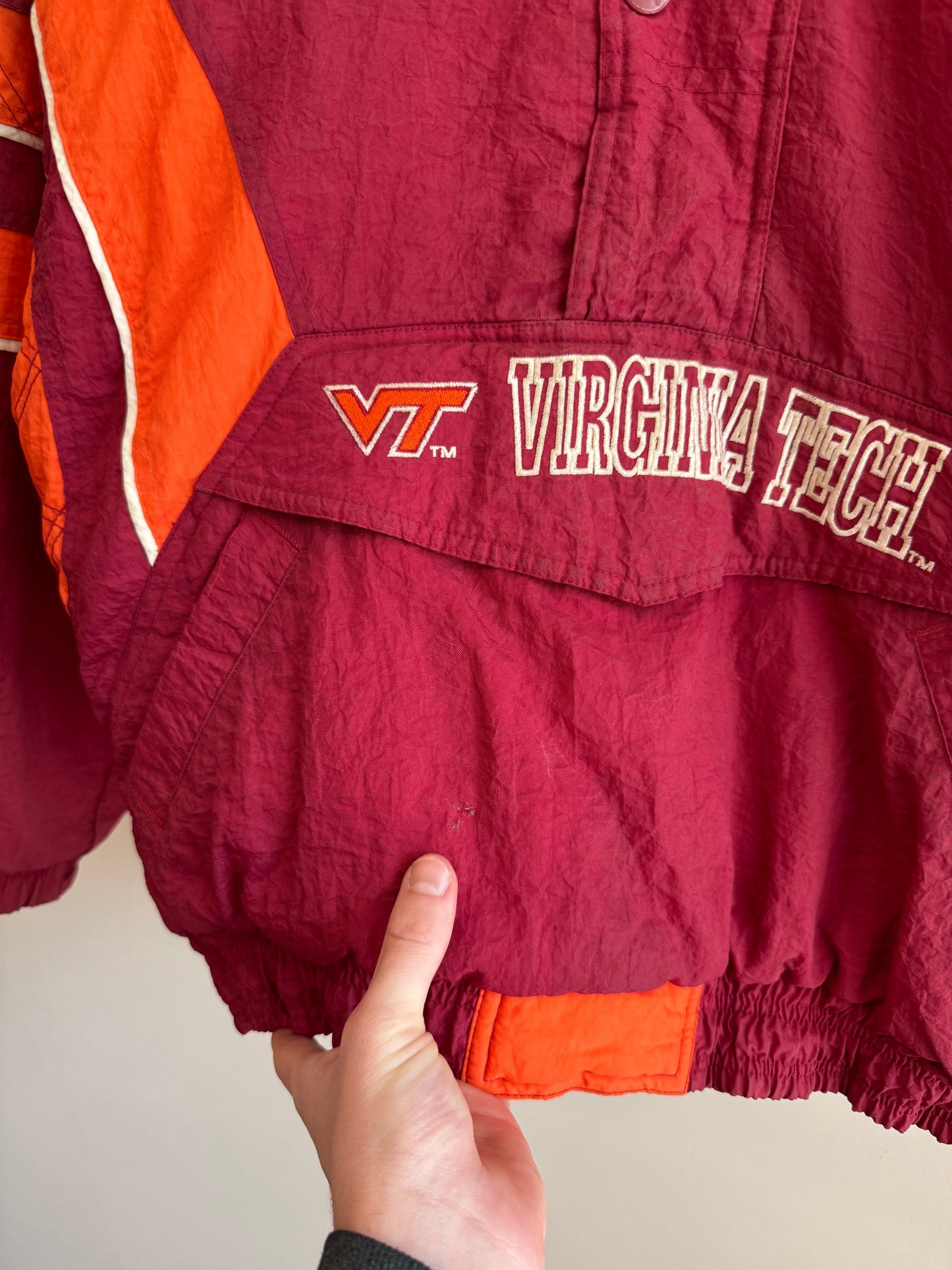 90s Virginia Tech Starter Puffer Jacket (Youth M)