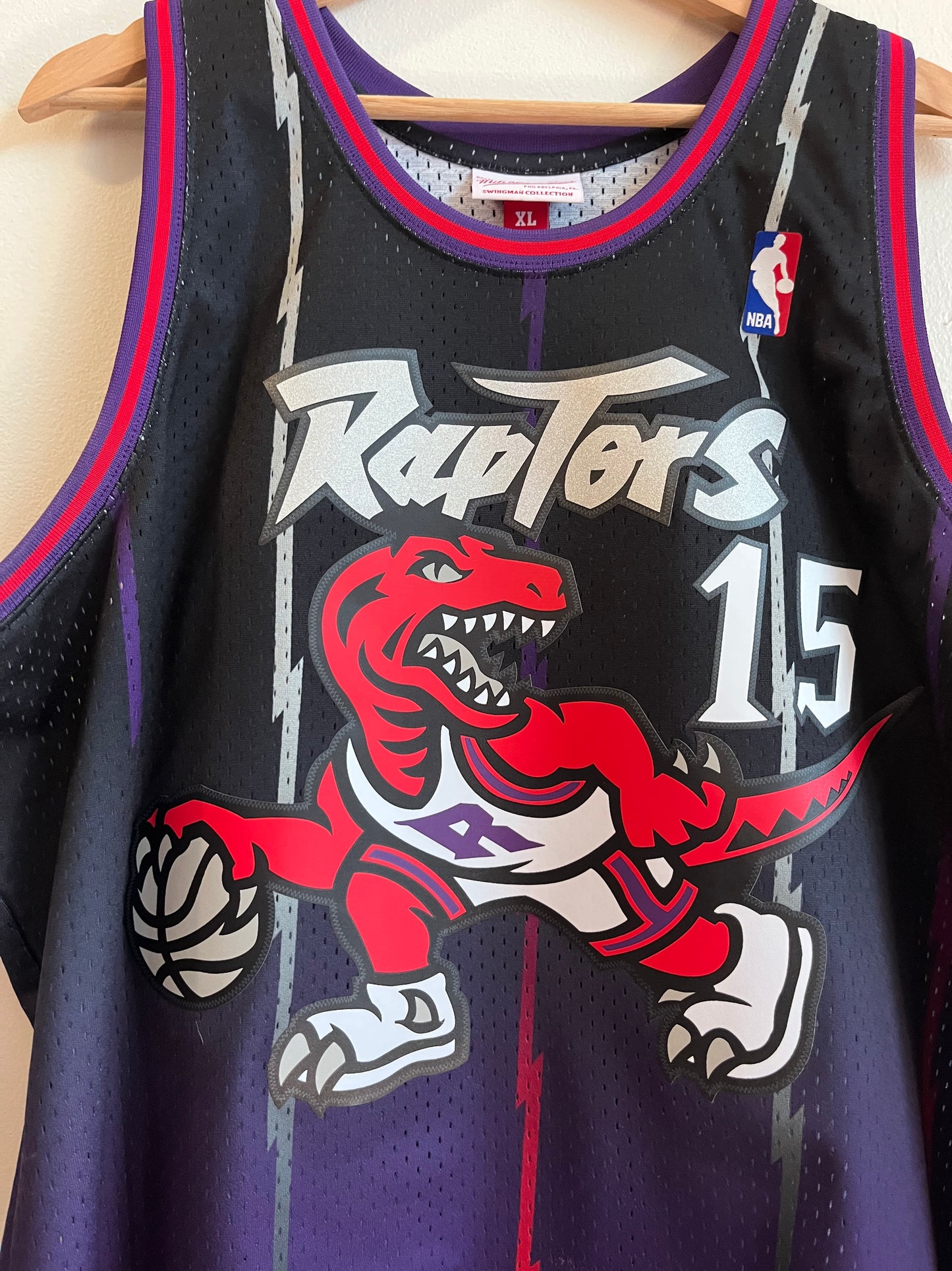 Toronto Raptors Mitchell & Ness Vince Carter Fader Jersey (XL)