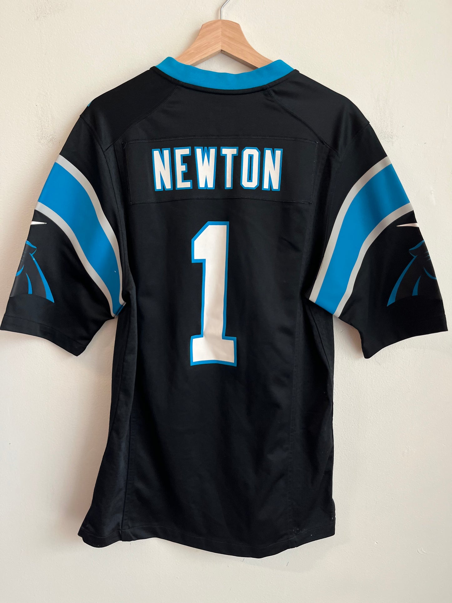 2010s Carolina Panthers Cam Newton Nike Home Jersey (S)