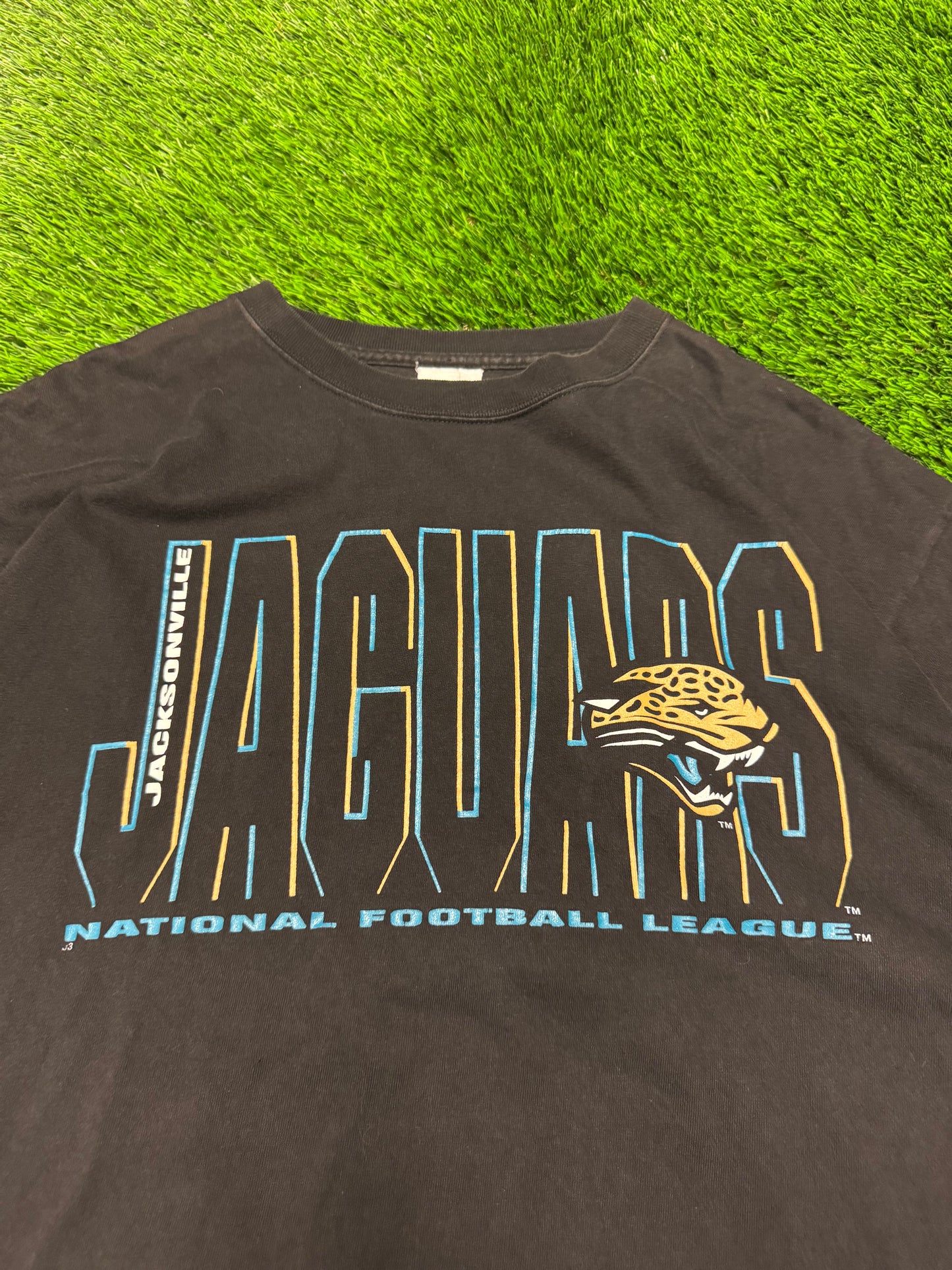 Jacksonville Jaguars Majestic Spell Out Tee (XL)