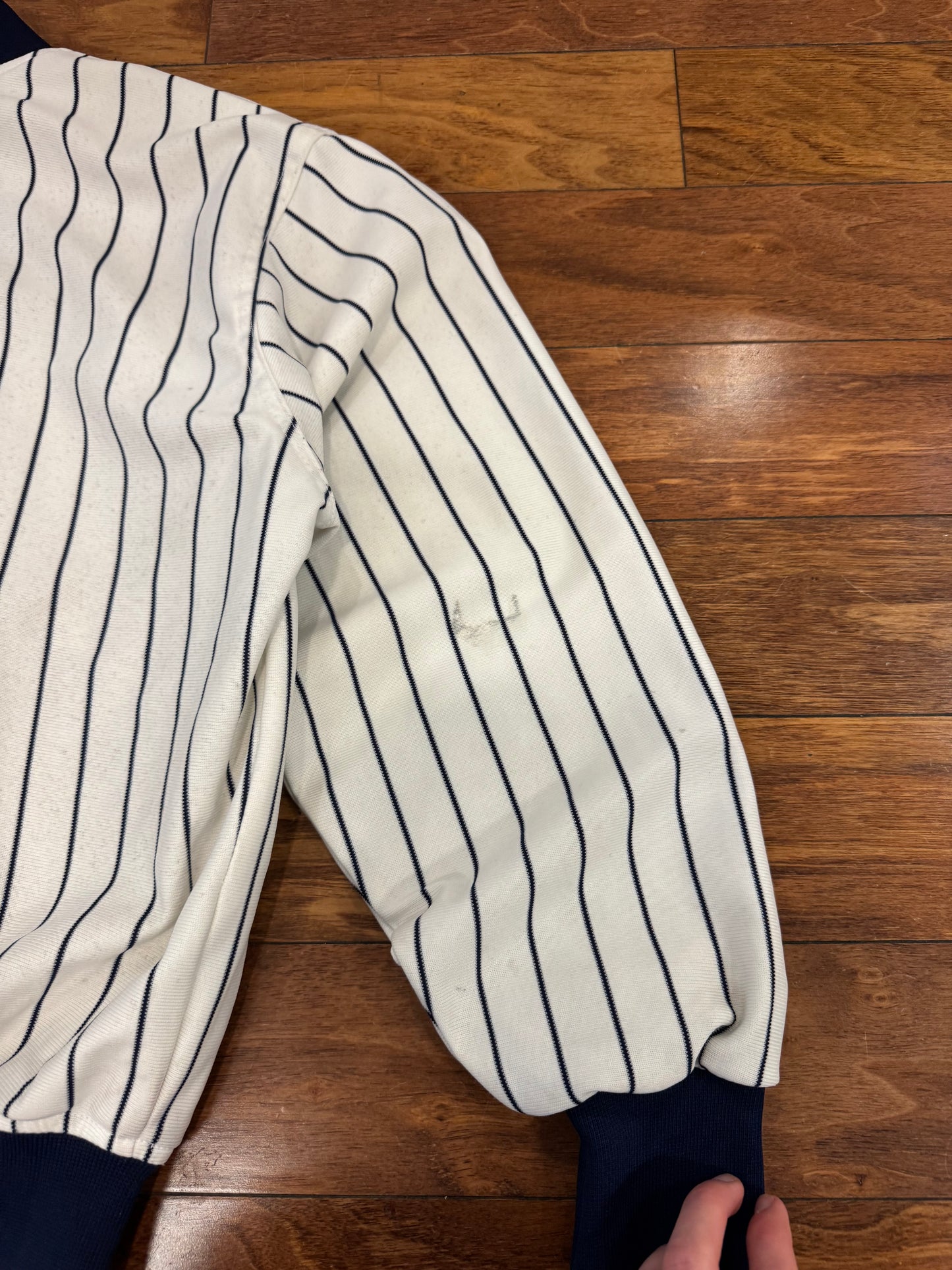 80s Chicago White Sox Vintage Pinstripe Coach Jacket (M)