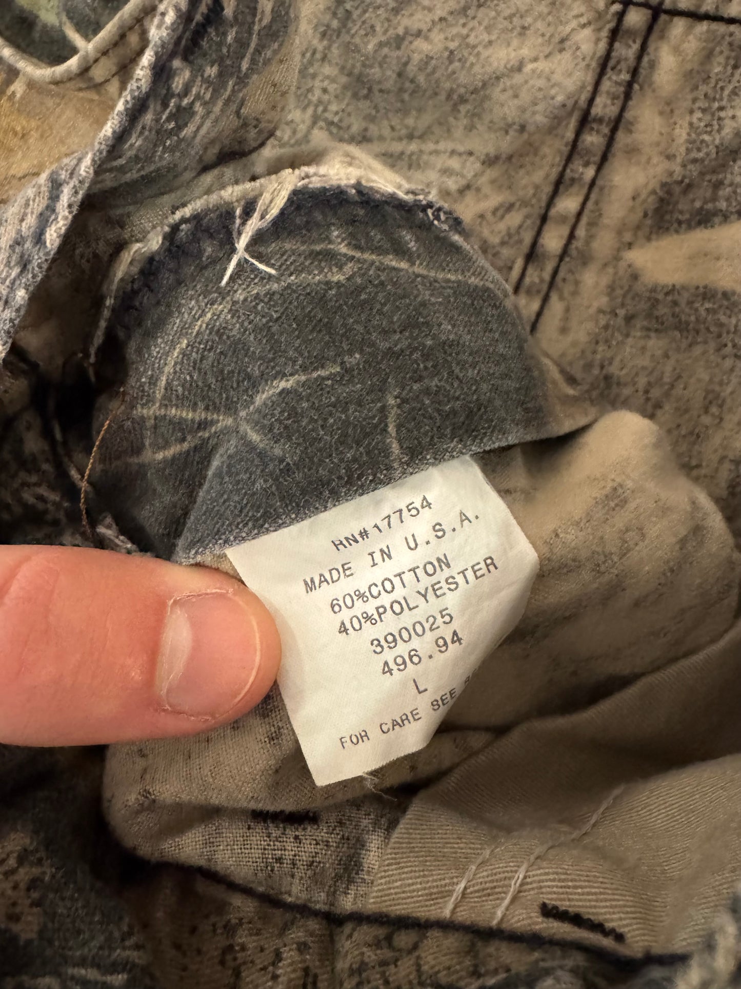 90s Mossy Oak Dark Camo Pants (36 x 32)