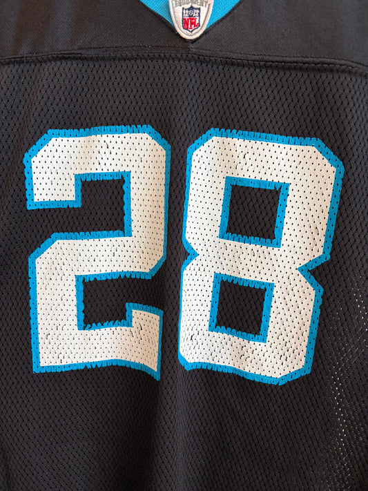 2000's Carolina Panthers Jonathan Stewart Reebok Home Jersey (Youth L)