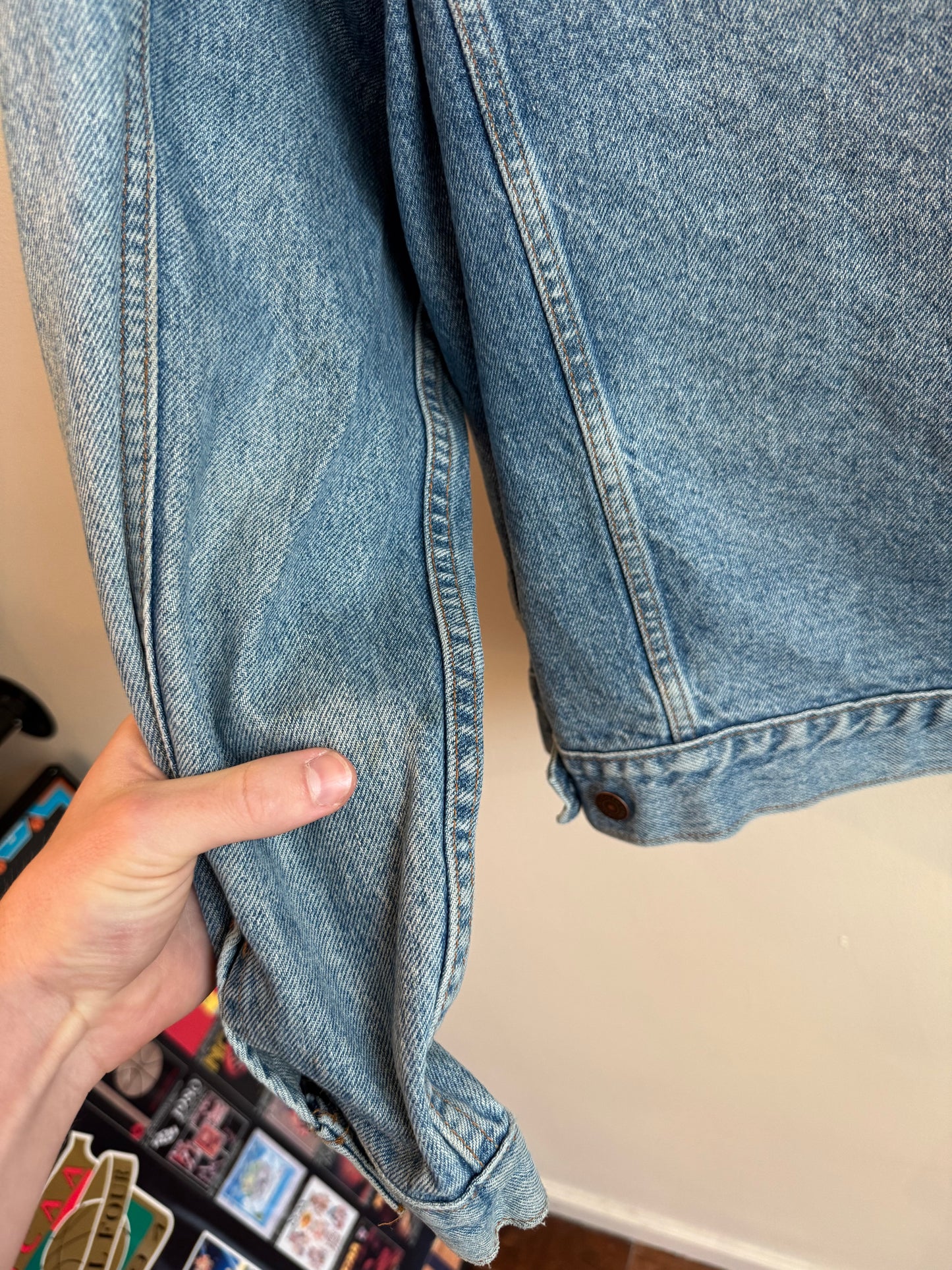 80s Levi's Light Wash Vintage Jean Jacket (L)