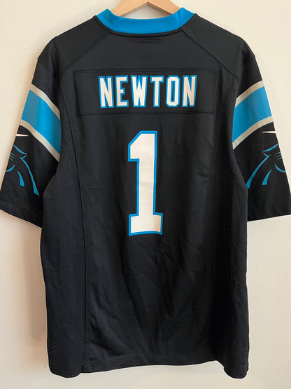 2012 Carolina Panthers Cam Newton Nike Home Jersey (M)