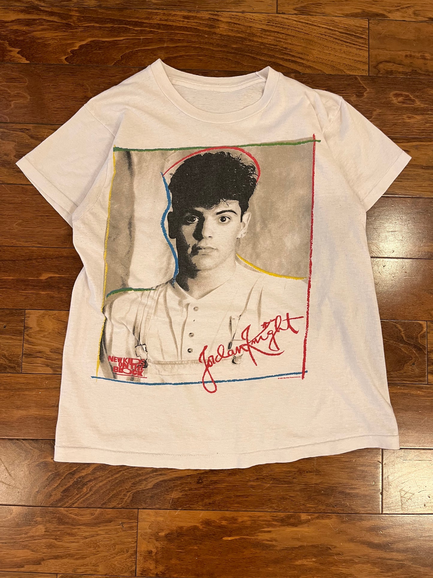 1989 New Kids On The Block Jordan Knight Vintage Music Tee (M)