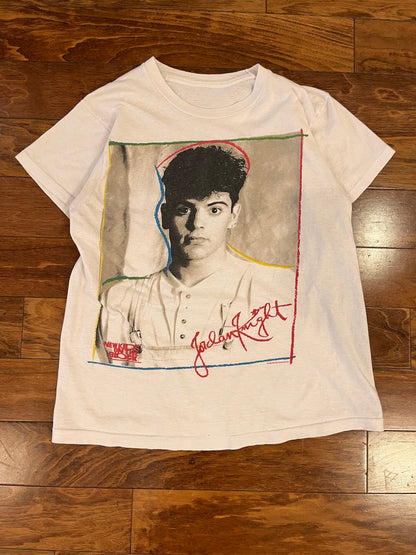 1989 New Kids On The Block Jordan Knight Vintage Music Tee (M)