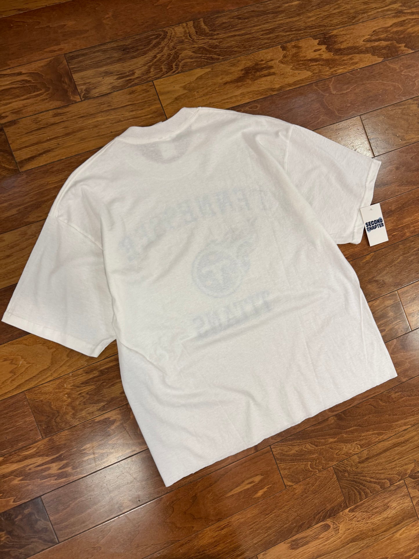 00s Tennessee Titans Spell Out Cropped Tee (XL)