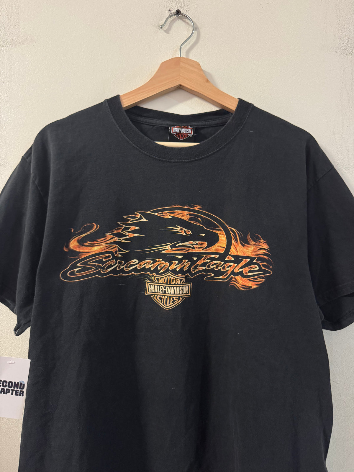 2012 Harley Davidson Screamin Eagle Pig Trail Flames Tee (L)