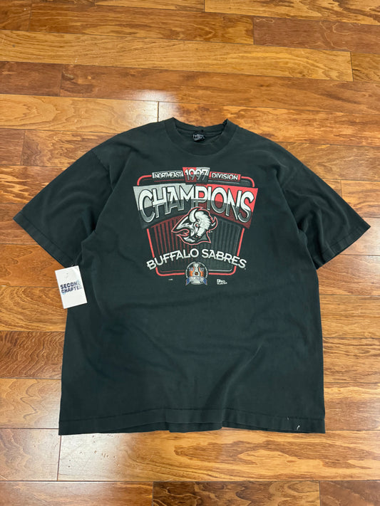 1997 Buffalo Sabres Stanley Cup Champs NHL Tee (XL)