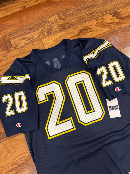90s San Diego Chargers Natrone Means #20 Champion Jersey (L)