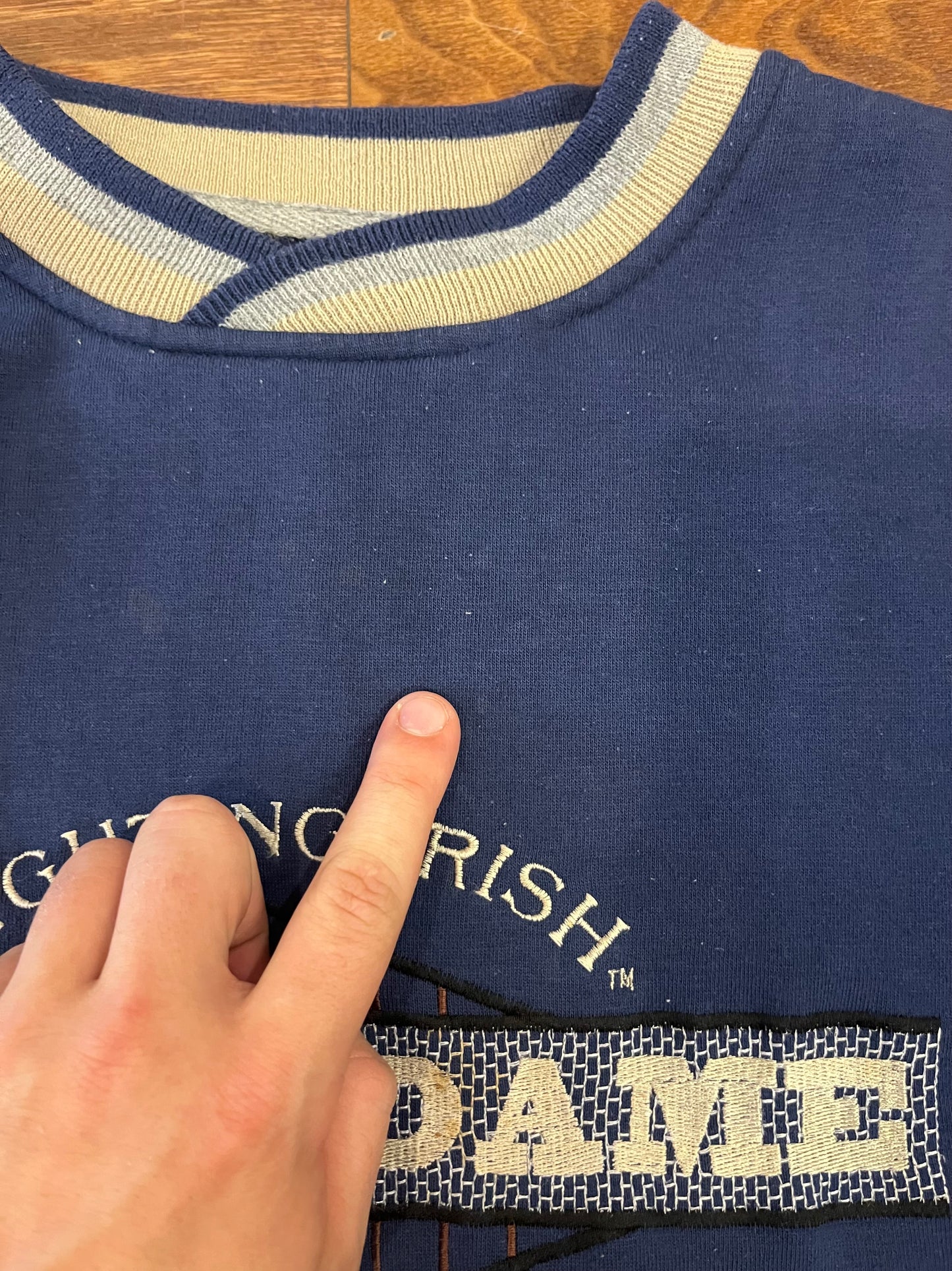 90s Notre Dame Starter Crewneck (L)