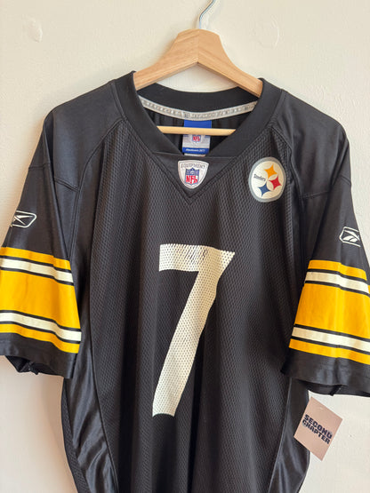 00s Pittsburgh Steelers Ben Roethlisberger #7 Reebok Jersey (M)