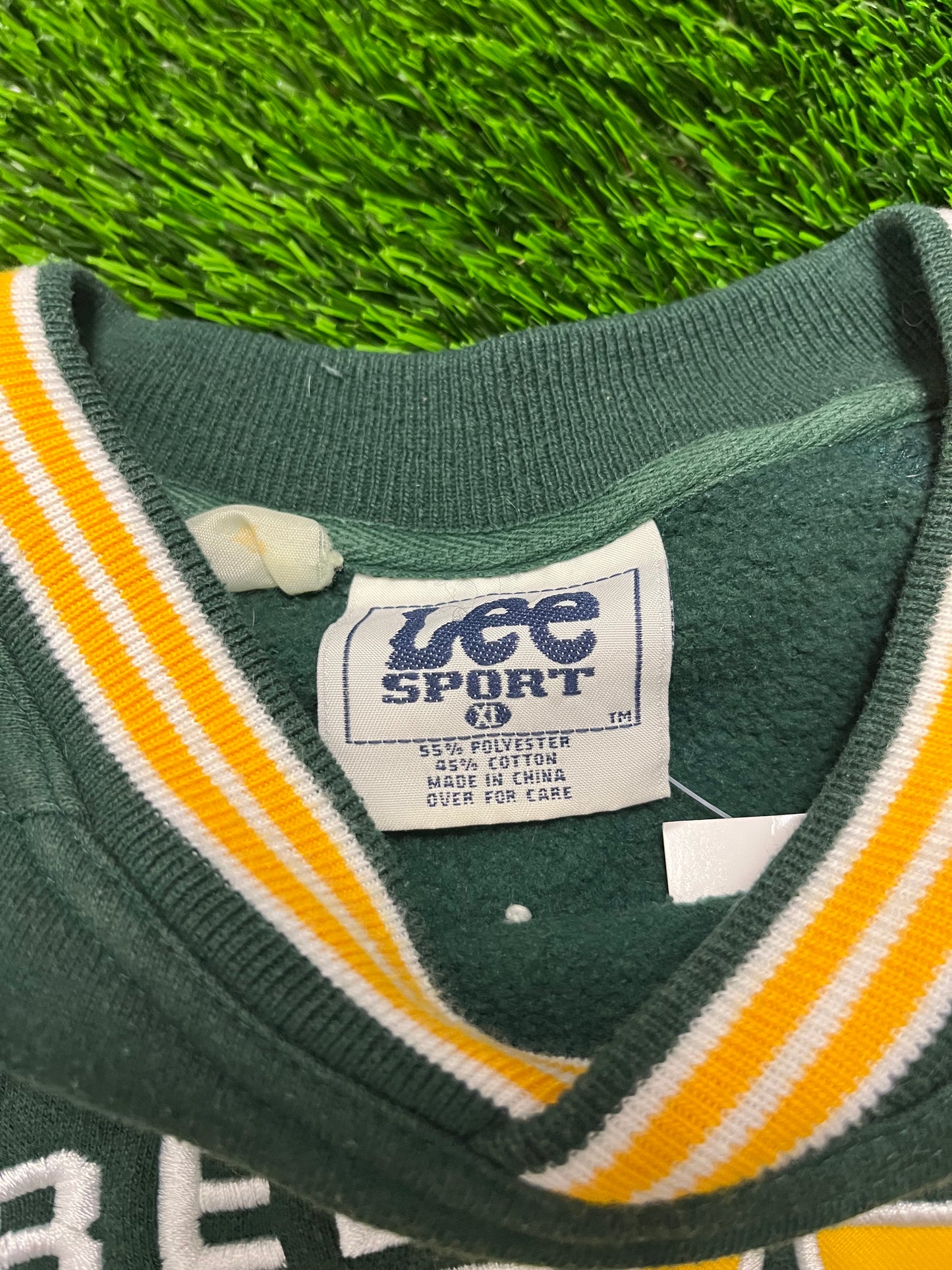 00s Green Bay Packers Lee Embroidered Crewneck (XL)