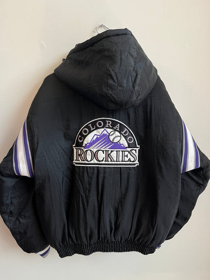 90s Colorado Rockies Reversible Pro Player Puffer Jacket (L)