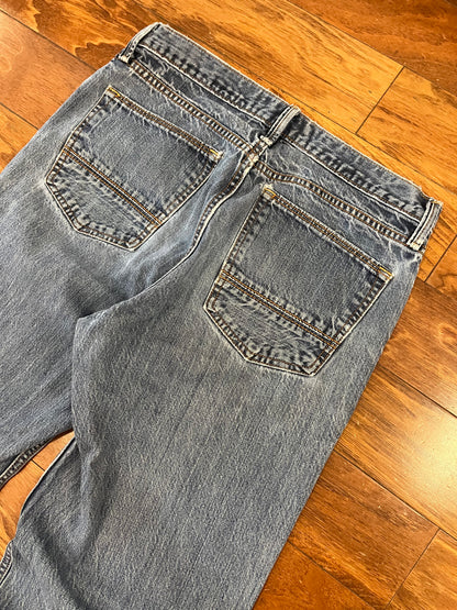 00s Arizona Loose Straight Blue Jeans (33 x 34)