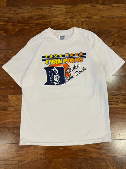 1999 Duke Blue Devils NCAA Champs Tee (XL)