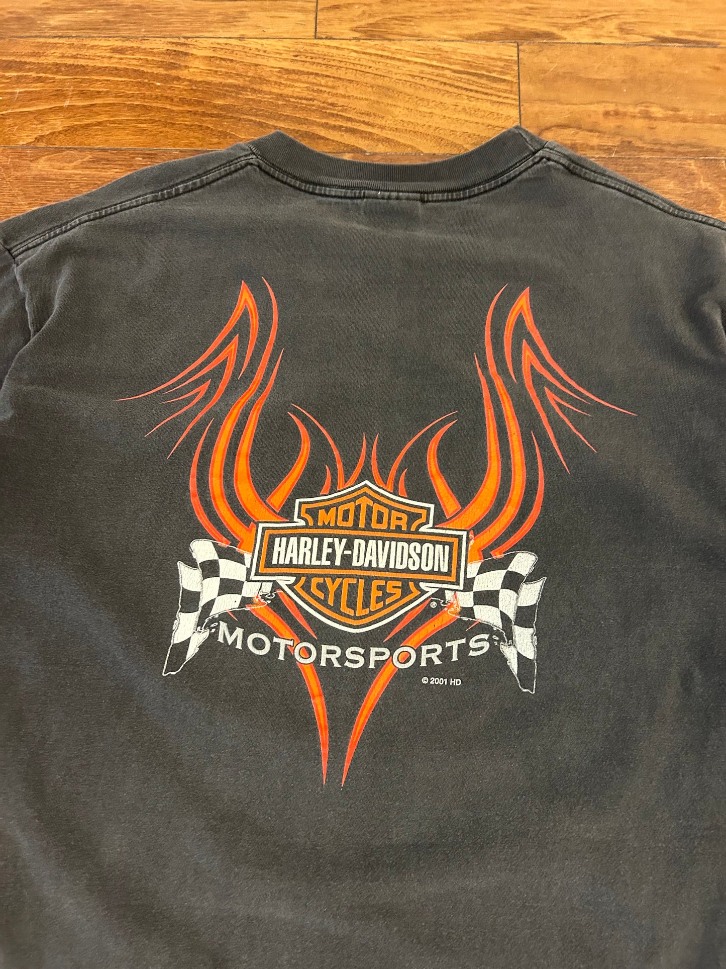 2004 Harley Motorsports Flames Tee (XL)