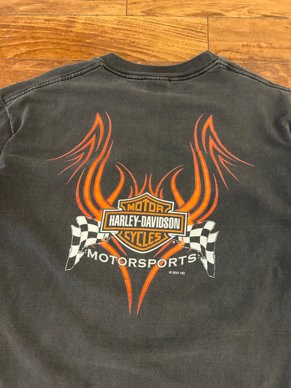 2004 Harley Motorsports Flames Tee (XL)